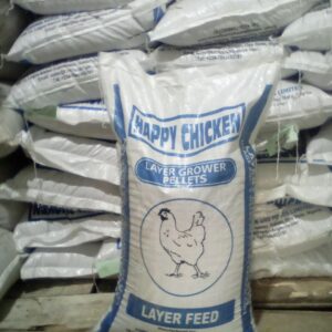 HAPPY CHICKEN LAYER GROWER PELLETS QUARTER BAG